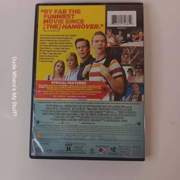 WE'RE THE MILLERS - EXTENDED CUT - 2013 DVD - 2 DISC SPECIAL EDITION - Picture 5 of 6